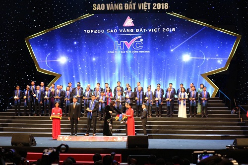 HVC Group được vinh danh tại giải thưởng Sao Vàng Đất Việt 2018